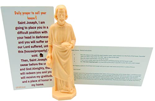 Kit para vendedor con imán y estatua de San José miniatura 6