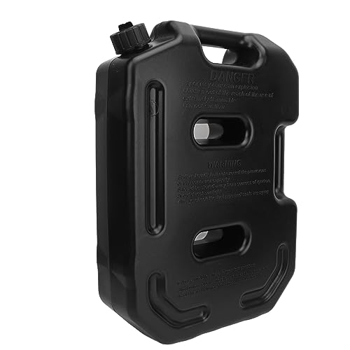 Tbest Storage Tank Shockproof Durable Portable Emergency Backup Petrol Gas Can Universal for Motorcycle Off Road Vehicles SUV ATV Black ABS 10L (with Bracket) by Tbest - Used condition - CA$122.65