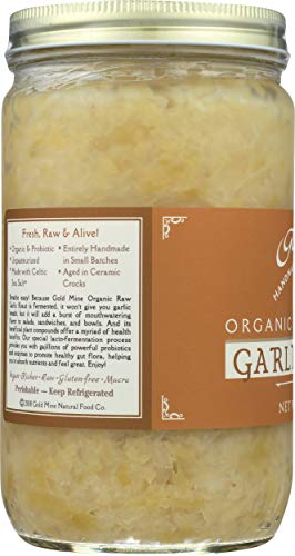 GOLD MINE Garlic Sauerkraut, 34 OZ