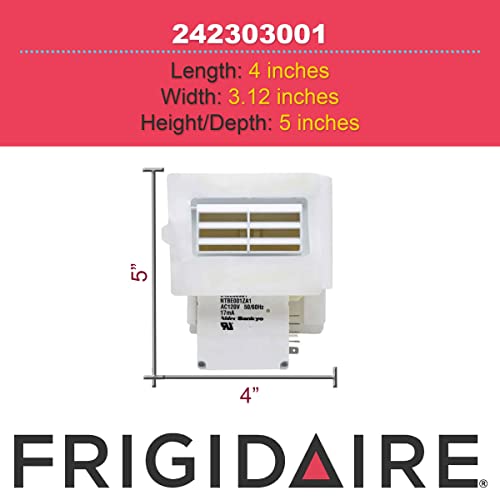 Frigidaire 242303001 Genuine Oem Air Damper Control Assembly For Refrigerators,White #TOP2