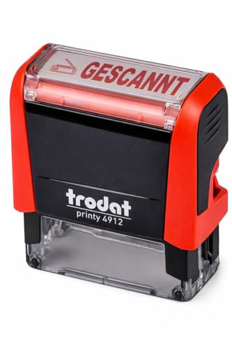 Trodat Printy 4912 „GESCANNT“ Stempel mit Scanner Symbol...