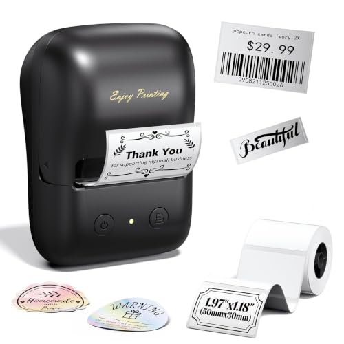 2 Inch Bluetooth Label Maker Machine, A421 Label Printer - image 1