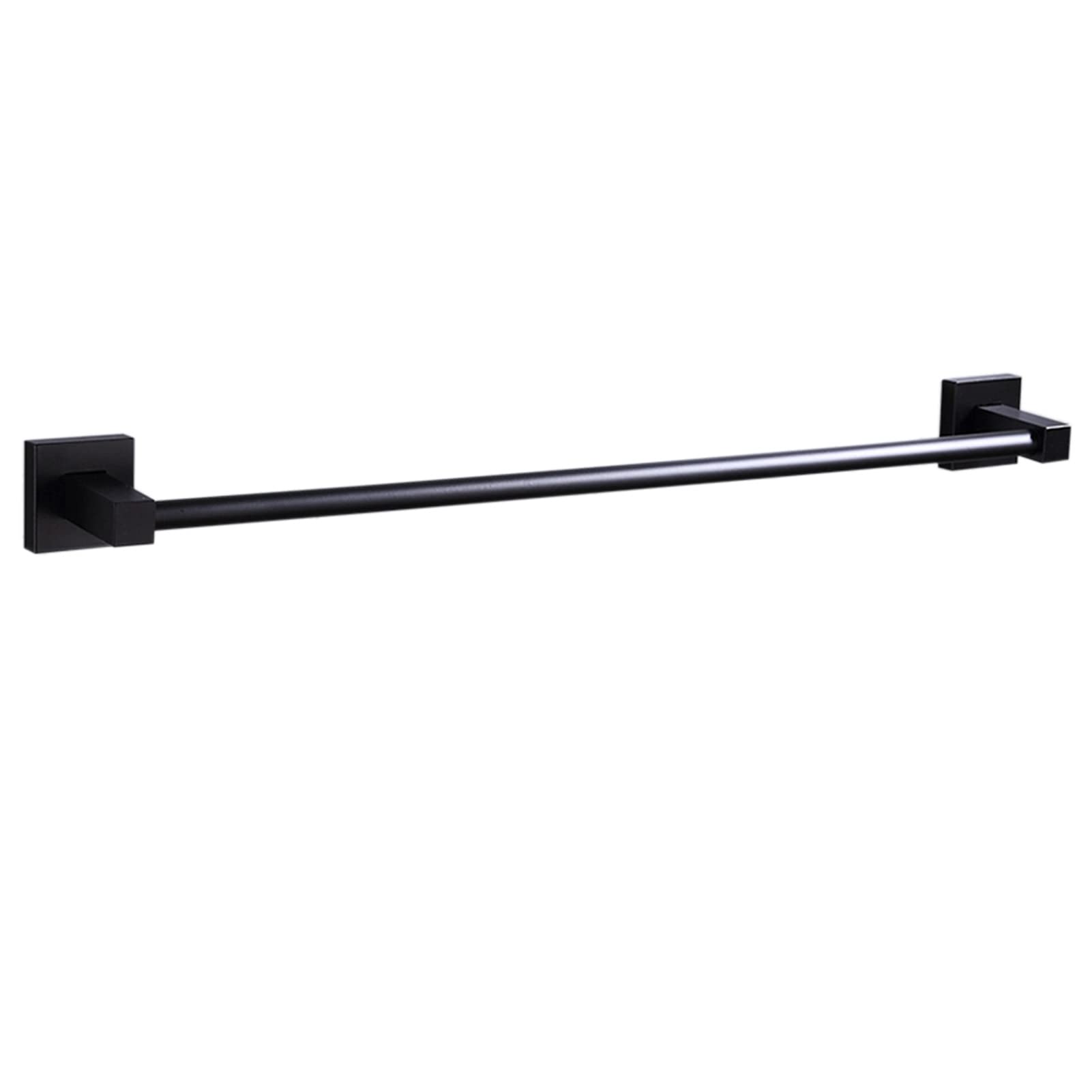 Naścienny wieszak na ręczniki - kwadratowy aluminiowy wieszak na ręczniki do łazienki lub kuchni stylowy czarny wieszak na ręczniki 60 cm/70 cm opcje rozmiaru wyposażenie łazienkowe rozwiązanie do