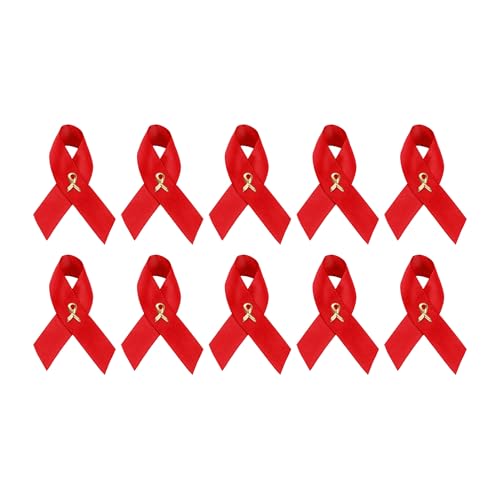 Image of 1 /2 /5 /10 /25 /50 /100pcs Satin Awareness Ribbon Pins (Pick your color), for Cancer & Disease Awareness, Bulk Quantities for Fundraising, Events, Gift Giving