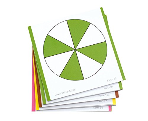 Betzold - Bruchrechenkarten, 115 Stück - Lernspiele Rechenspiele Mathematik
