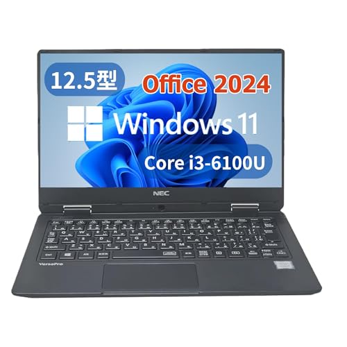 MS Office H&B 2024 /Win11 Pro /12.5�^ �m�[�gPC �m�[�g�p�\�R�� NEC VH-3 / ��6���� Core i3-6100U / Web�J����/wajun��wifi/Bluetooth/8GB /512GB SSD