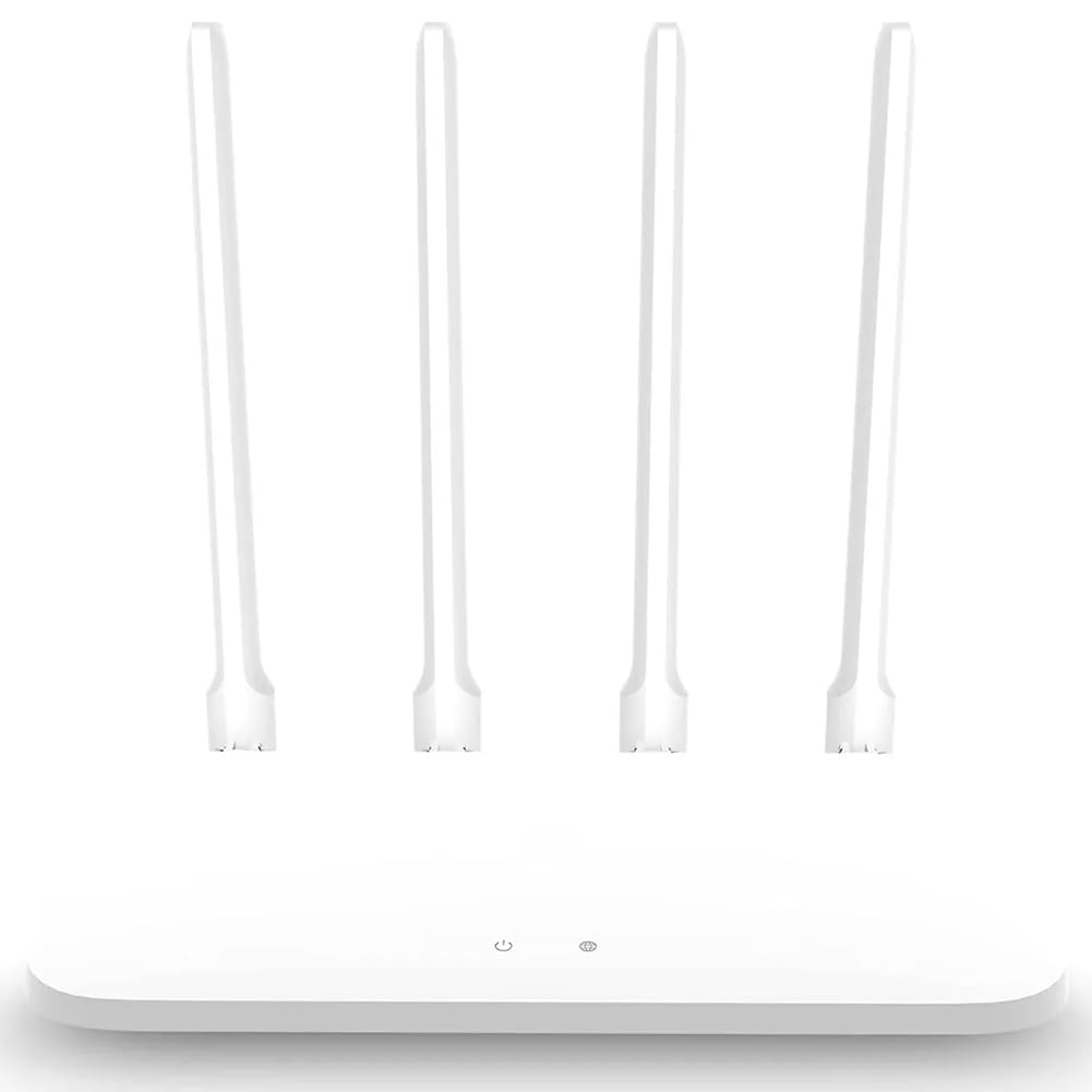 Digitara Router 4A Gigabit Edition, 4A Dual Band 2.4GHz and 5GHz WiFi Router, 1200mbps 4 High-Performance Antennas for Stronger Signals Router. (White)(0195)