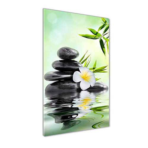 Tableaux pour la mur décoration zen vert bambou en plexiglas - 2