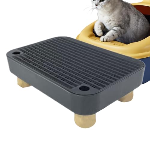 Tapis antidérapant pour chaton et rampe pour bac à litière - 8