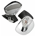 BOERLKY-Rearview-Mirrors-wTurn-Signals-Fits-Goldwing-GL1800-GL-1800-Left-Right-PositionStrict-QC-Fitment-Tested