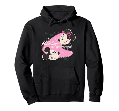 Sweat à capuche Disney les fêtes sont plus belles ensemble avec Mickey