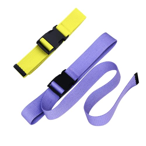 VALICLUD 6pcs Adjustable Plastic Buckle Canvas Belt for Men and Women Lightweight Unisex Waist Belt Random Colors Casual and Simple Design Sturdy and Breathable Material2