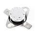 sourcing map Température Contrôle Interrupteur Thermostat KSD301AC 250V 10A 115°C NC