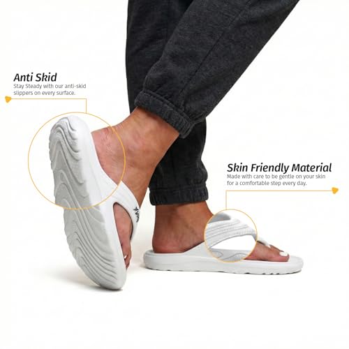 Image of YOHO Drizzle Soft Slippers for Women, Mild Acupressure, Lightweight, Anti Skid & Slip, Diabetic Footwear for Woman, Home Wear Bathroom Chappal for ladies | Waterproof Monsoon & Rainy Footwear