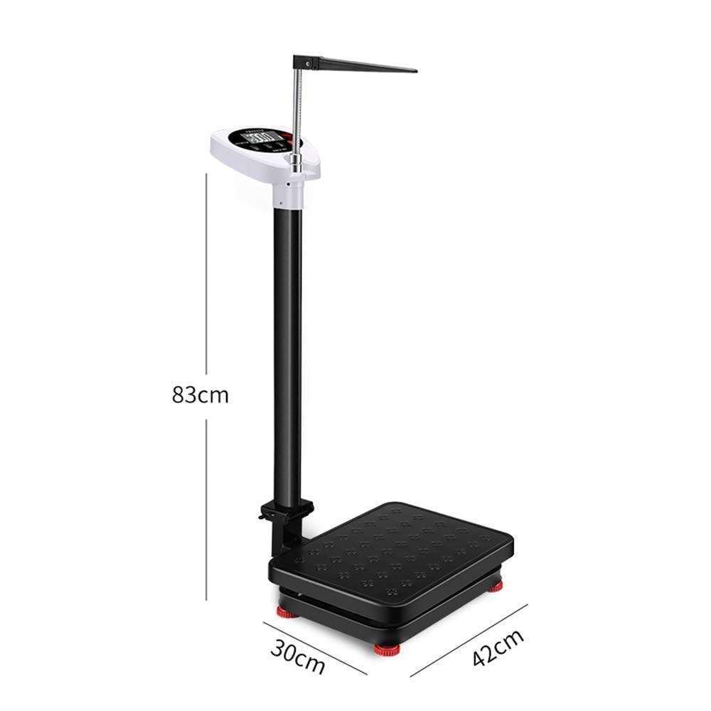 Balanza Mecánica De Columna, Balanza De Alta Precisión con Varilla De Medición De Altura (70-190 Cm), Esfera De Gran Tamaño, Balanza Analógica De Precisión, Rango De Pesaje De 180 Kg