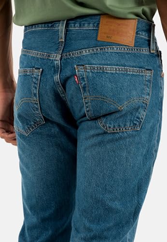 Levi's Herren Jeanshose 501 Original mit Knopfleiste, Straight Fit, Window Pane LTWT, W36/L30 – Ansicht 3