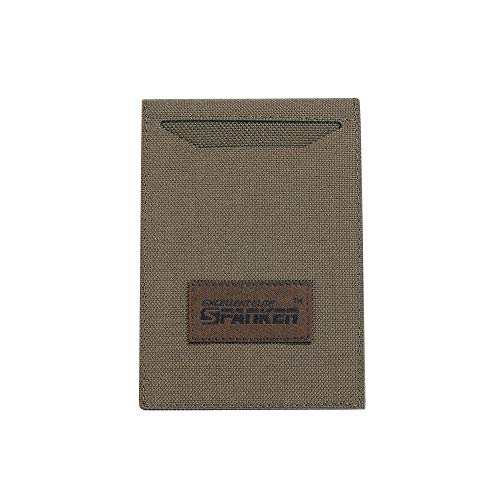 EXCELLENT ELITE SPANKER Slim Thin Bifold Front Pocket Nylon Card Holder Credit Card ID Case with 2 Card Slots(Ranger Green)4