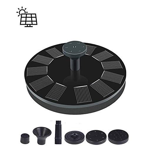 SLKIJDHFB 2020 Latest Upgraded 1.4W Solar Bird Bath Fountain Pump, Free Standing Solar