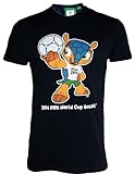 Copa del Mundo 2014 de fútbol AU Bresil – Camiseta oficial FIFA World Cup Brasil 2014 – Talla de Niño, Niño, azul