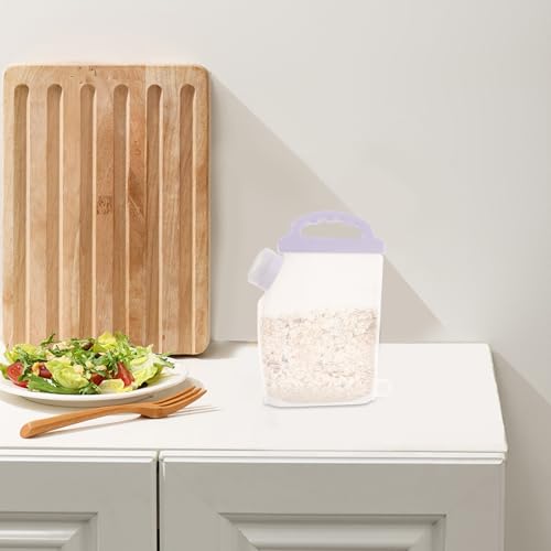 Bolsa de silicona reutilizable para microondas SHOWERORO de 750ml para comidas saludables 6