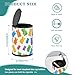 Colorful Gummy Bears Jelly Sweets Ashtrays for Cigarettes with Lid Stainless Steel Portable Outside Cigarette Butt Container for Kitchen Home Office
