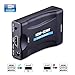 Produktbild Tiancai HDMI zu SCART Konverter HDMI Eingang SCART Ausgang Composite Video HD Stereo Audio Adapter für Sky HD Blu-ray DVD HDTV TV PS3 (Nicht für 4K Geräte)  Schwarz