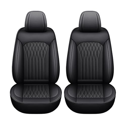 に適用スズキ・スペーシア MK32S MK42S車用シートカバーシートクッション傷防止 防水加工 通気性 簡単拭き取り カーシートカバー 長時間座っても快適 全天候型 対応 簡単取り付け カーアクセサリー2席用(黒)