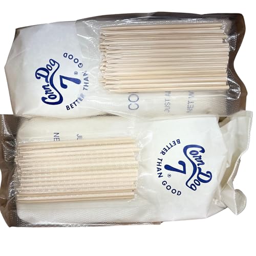 Corn Dog 7 Batter Mix (sticks included), Two 5 pound bags in one box Fair food at home