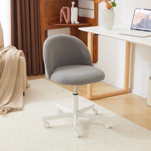 Bonnlo Chaise de Bureau Mignonne sans Accoudoirs, Petite Chaise Confortable, Fauteuil de Coiffeuse...