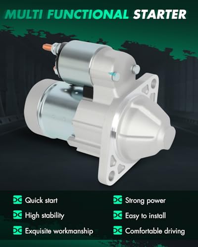 Image of SCITOO Starter Motor fit for Bobcat 3400 4x4 (Diesel) 2011-2015 903cc,for Bobcat 3400XL 4x4 (Diesel) 2011-2015 904cc,for Bobcat 3450 4x4 2011-2012 903cc Replacement Starter 19451