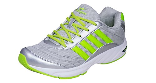 Men Grey \u0026 Green Sport Shoes 