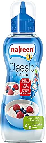 NATREEN® Classic Sweetener in liquid form 125 ml - For cold or hot dishes and drinks and is the ideal calorie-free sugar alternative for cooking or baking/Netherlands