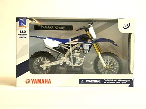 New-Ray Motorcycle Yamaha YZF 450 2017 Miniature Scale 1/12°, 57983, Multicolor - Image 6