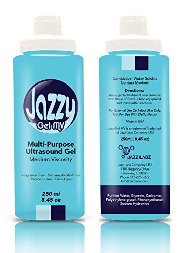 Ultrasonic Couplant High Frequency Gel 8.5oz Blue Bottle Medium to Low Viscosity