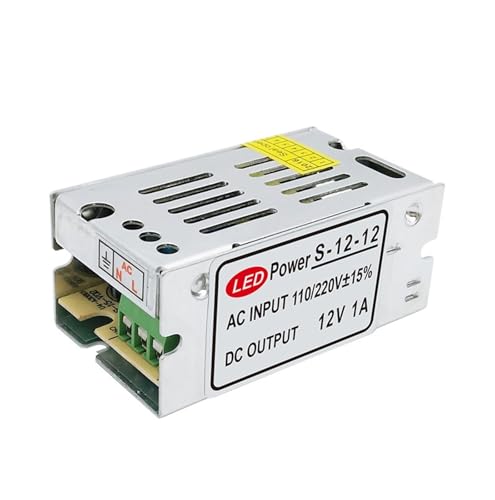 Boîte lumineuse transformateur stable 12V 1A alimentation continue