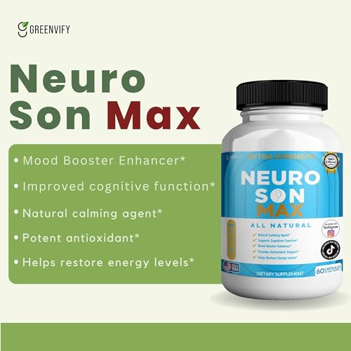 Image of Neuro Son Max Extra Strength, All Natural Dietary Supplement, 60 Capsules, 30-Day Supply (1)