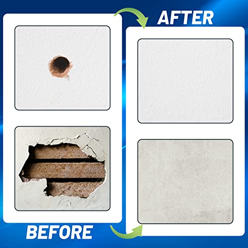 Mckanti 8 Pack 4 Inch Drywall Repair Kit, Aluminum Drywall Patch Wall Repair Patch Kit, Large Hole Patch Repair for Drywall,Heavy Duty Dry Wall Hole Repair Patch - Thumbnail 4