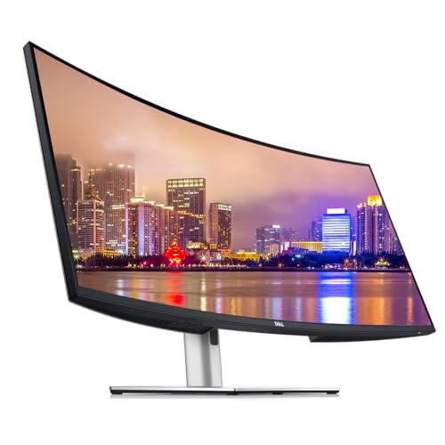 Image of Dell U3824DW Curved 38-inch 1600P 2K WQHD+ 60Hz 5ms UltraSharp Monitor, Full Dock, IPS, HDMI, DisplayPort, USB Hub, USB-C, Ethernet, Speakers, and Desk Mount Monitor Stand (Renewed)
