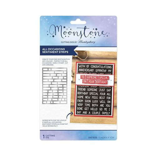 Matrices de découpe pour vœux nets sans bavure Moonstone