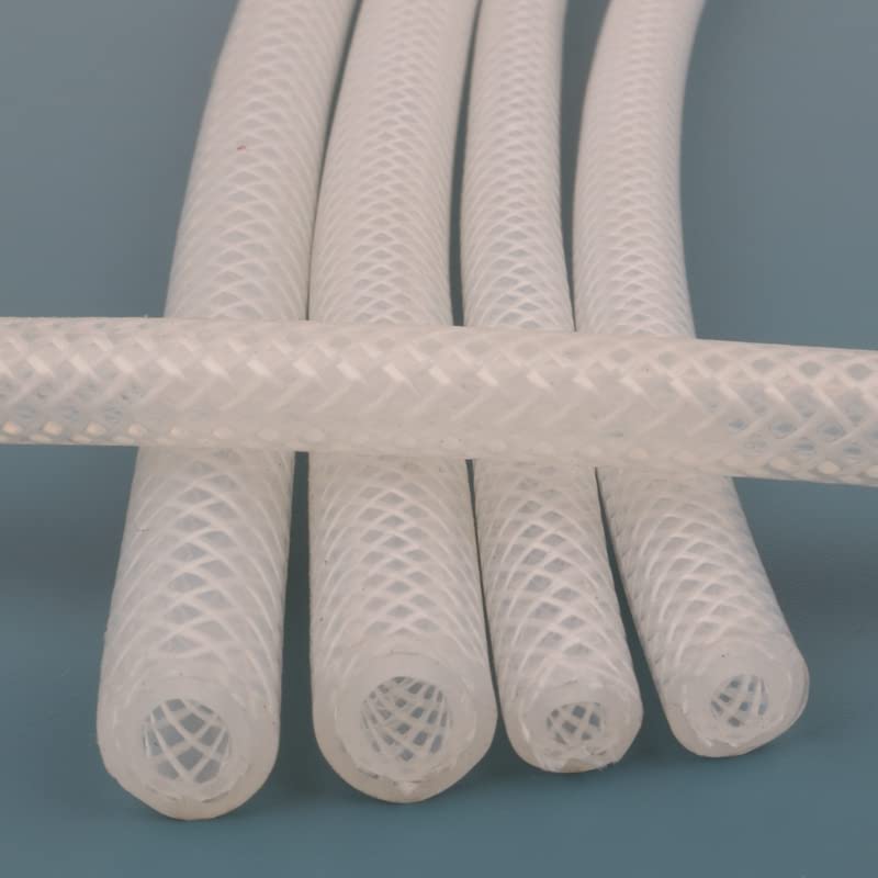 Tube en Silicone,Tuyau en Silicone Tube en Silicone de 1 mètre, Tuyau en Caoutchouc de 3 à 28mm, Tube Flexible Thermique(ID 10 x OD 18mm)