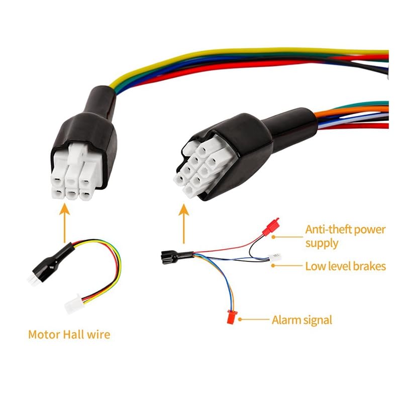 Centralina Monopattino Elettrico Regolatore di onda sinusoidale 48V 60V 2500W 72V 3000W corrente continua brushless for bicicletta elettrica motore for scooter 50A