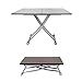 SpaceMaster Transforming X Coffee and Dining Table 2.0 in Walnut Finish