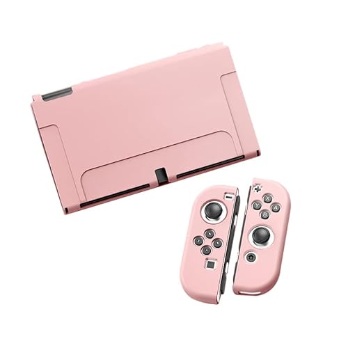 Ryo楽々生活館 Switch 有機EL 対応 保護 ケース Joy-Con カバー 分離式 3点セット スイッチ 有機ELモデル 用 保護 カバー 装着簡単 TPU製 ソフト 耐衝撃 Switch 有機EL スイッチ有機ELモデル 対応 ケース
