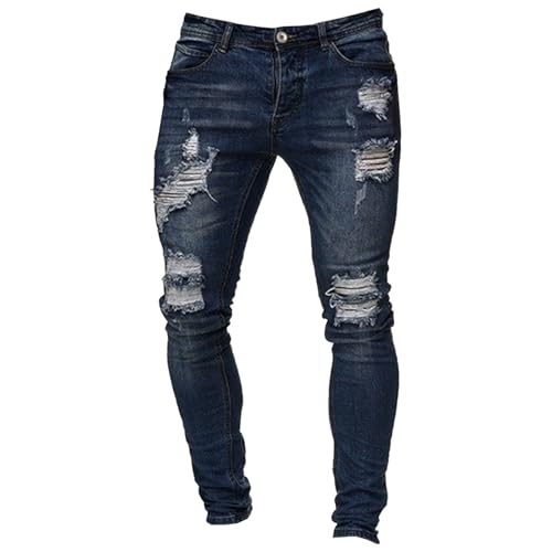 Skinny Jeans Men, Men's Jeans Slim Fit, Men Ripped Jeans Regular Fit, Slim Fit Jeans for Men Stretch