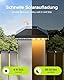 JACKYLED Solar Pfostenkappe 7x7 8x8 9x9 10x10, Solar Pfostenkappen IP54 Wasserdichte für Zaunpfosten für Hölzerne Pfosten Plattform, Garten, 4 Stück