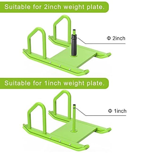 Kipika Weight Sled Fitness Sled Speed Training Sled Workout Sled, Adjustable Height Weight Training Sled, Enhance Muscle Strength and Explosive Power, Suitable for 1 & 2 Weight Plate