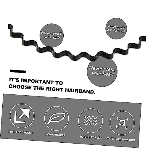 12Pcs Sports Headband for Boys Lightweight Hair Hoops for Face Washing Makeup Sports Stylish Wave Design Comfortable Elastic Hair Holders2