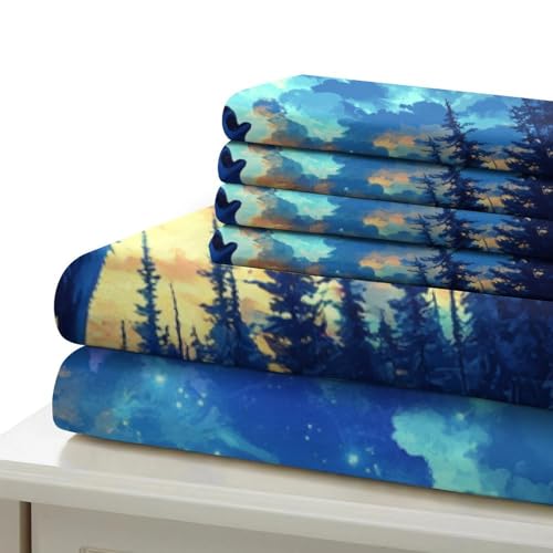 Housse de couette imprimée Tour Eiffel 3D en microfibre premium avec fermeture éclair - 6