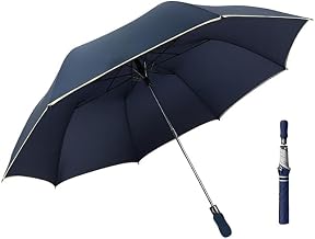 Umbrella for Men and Women Auto Open Manual Close Windproof Rain Umbrella,Strong & Durable All-Weather
