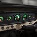 GlowShift 6-Gauge Cluster Package Fits Ford F-100 Truck 1967-1972 - Black 7 Color Speedometer, Tach, Oil Pressure, Water Coolant Temp, Fuel Level & Volt Gauges - Direct Fit Dashboard Panel Pod